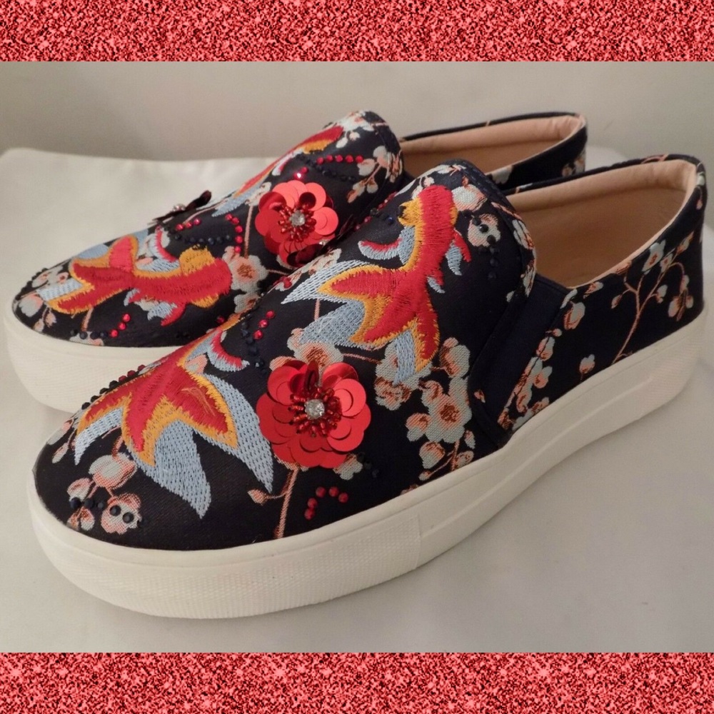 *HP* TOPSHOP Embellished Trainer Platform Sneaker - Picture 3 of 8